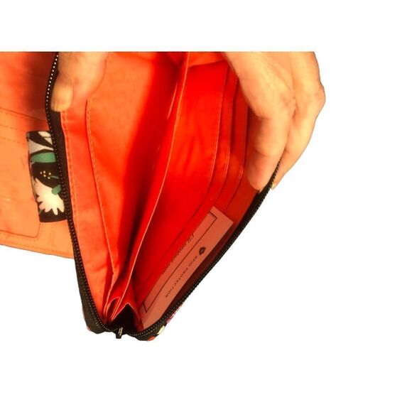 Vera Bradley Tangerine Twist Turnlock Wallet - Picture 5 of 9